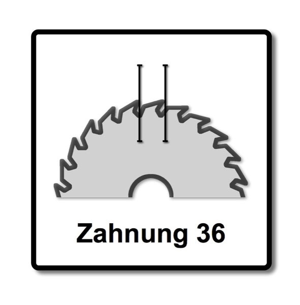 Festool Universal Sägeblatt W36 210 x 2,4 x 30 mm 2 Stk. ( 2x 493198 ) für Tauchsäge TS 75