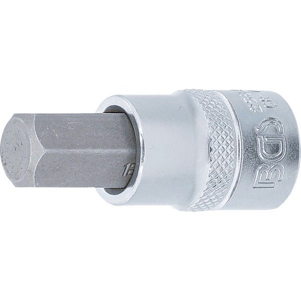 BGS Bit-Einsatz Antrieb Innenvierkant 10 mm (3/8) Innensechskant 12 mm - 2584