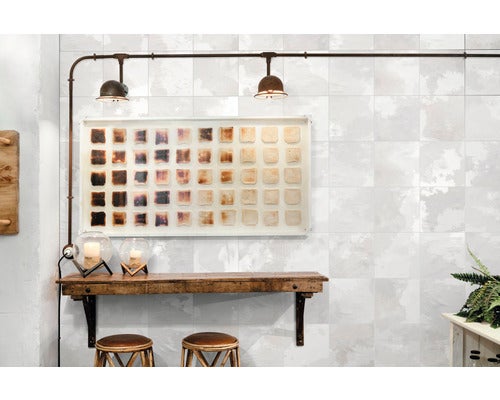 Wandfliese FS Tradition Square white LT 20x40cm