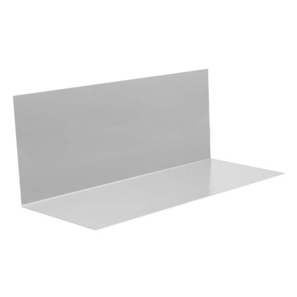 L-förmiges Wandanschlussprofil aus Metall für Dachabschlüsse.