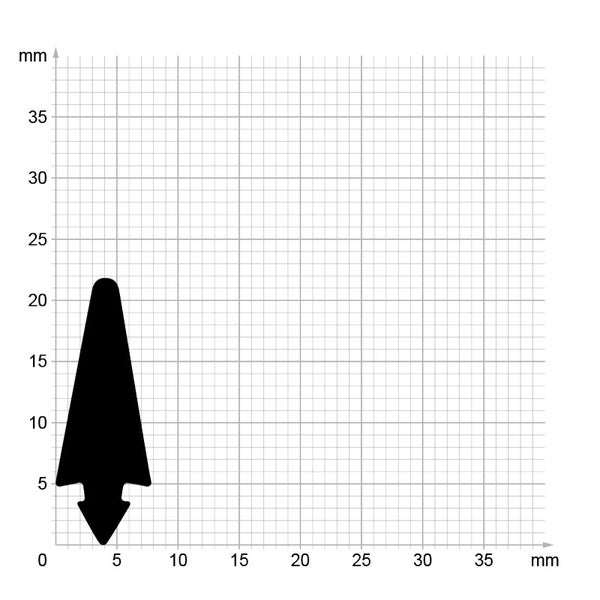 DIWARO. | Lippendichtung LP117 | schwarz | 5 Meter