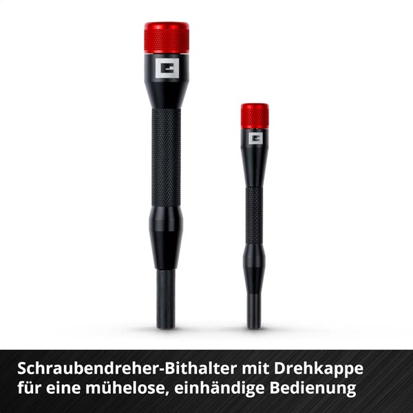 Original Einhell 114-tlg. Präzisions- und Elektronik-Reparatur-Set (Präzisionsbits, Hakendreher-Bit, Präzisionsstecknüsse, Schraubendreher-Bithalter, Adapter inkl. Aufbewahrungsbox)