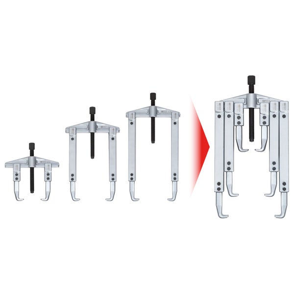 Gleithammer-Satz mit verschiedenen Abziehern