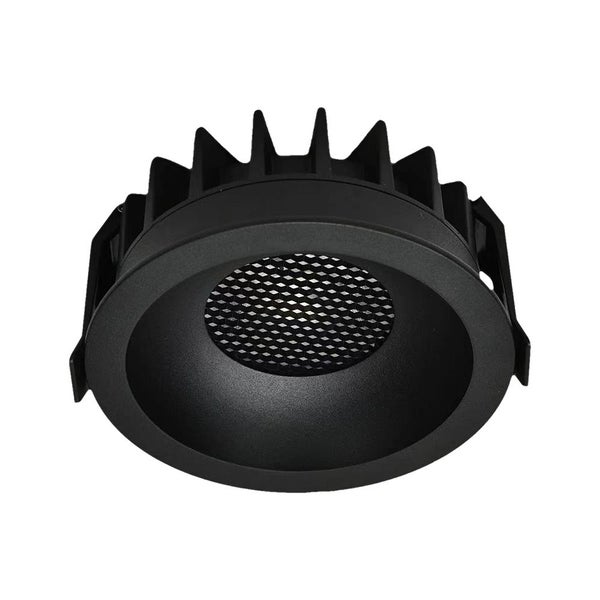 Schwarzer Deckeneinbaustrahler für Innenräume