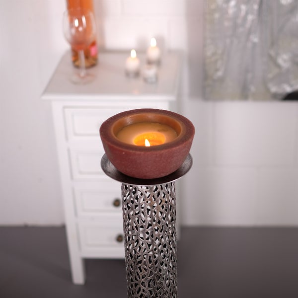 Kerzenleuchter  ETERNAL 80 cm, Metall antik-silber