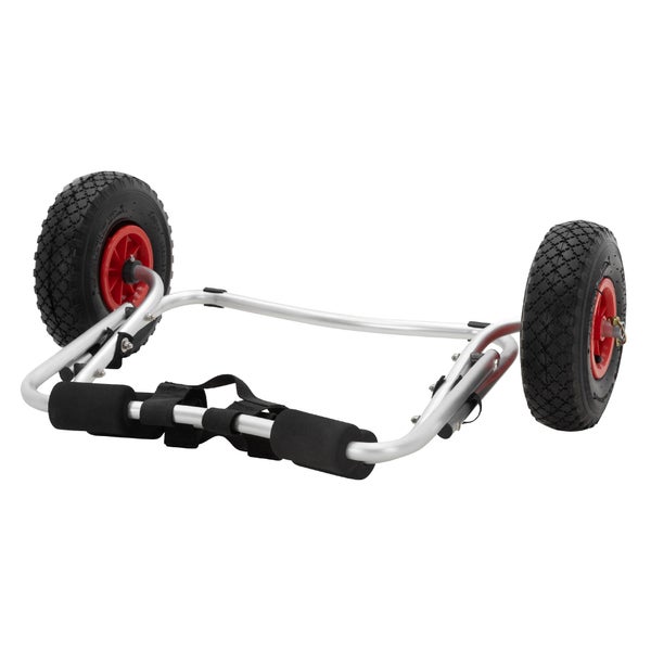 ECD Germany Kajakwagen Kanuwagen faltbar aus Aluminium 72x32x46 cm, bis 70 kg, inkl. Zubehör, Bootswagen Kajak Kanu Transportwagen Trolley Surfwagen Bootstrailer Faltboot SUP Surf Board Transport