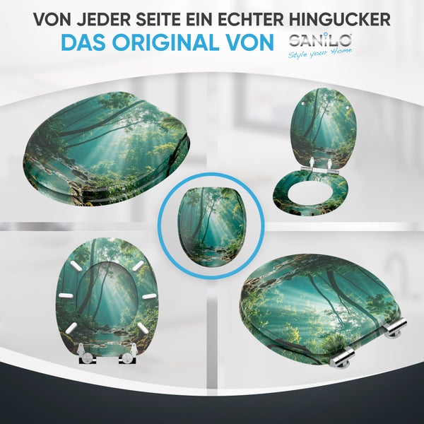 WC-Sitz mit Absenkautomatik Rainforest