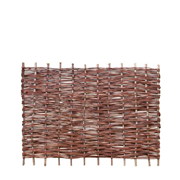 Geflochtene Weidenzaunmatte für den Garten