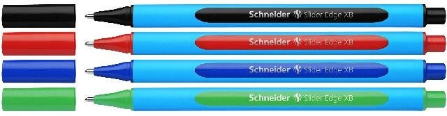 Schneider Kugelschreiber Slider Edge XB, 4er Set