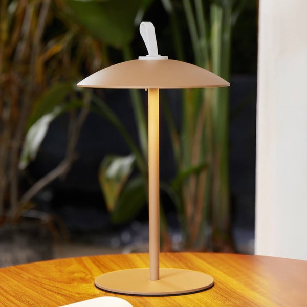 Lindby LED Kanani dimmbar (spritzwassergeschützt (Modern) in Braun aus Metall (1 flammig, )