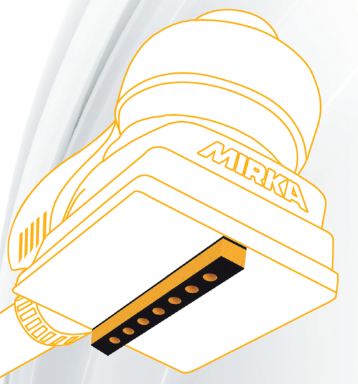 Mirka Schaumstoff Interface Profilpad 75x100mm / Dicke 10mm medium / einfache Anpassung der vorgeschnittenen Elemente / gut geeignet für DIY-Projekte / staubfreies Schleifen