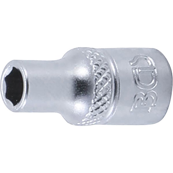 BGS Steckschlüssel-Einsatz Sechskant Antrieb Innenvierkant 6,3 mm (1/4) SW 5 mm - 2476