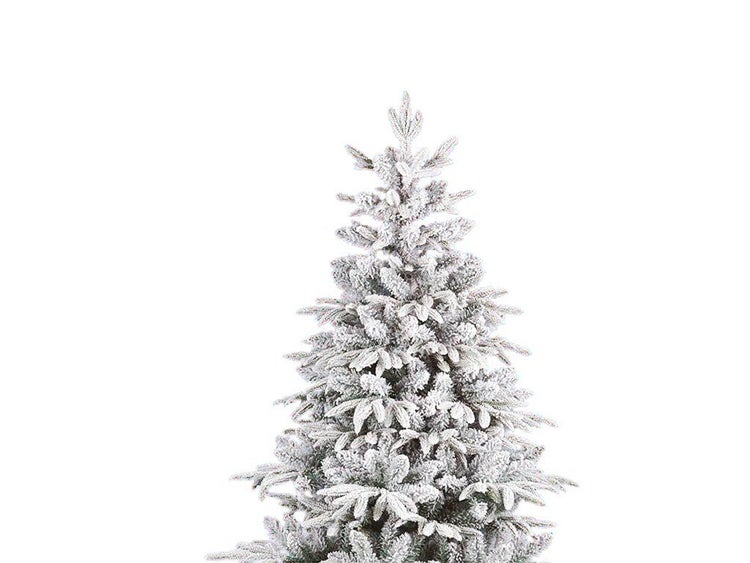 Künstlicher Weihnachtsbaum mit künstlicher Schneeoptik für festliche Dekoration