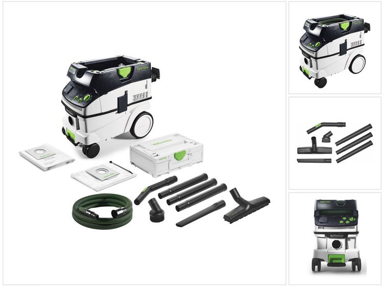 Festool CTL 26 E AC Cleantec Absaugmobil 26 l Staubkl. L + Reinigungsset RS-ST D 27/36-Plus im Systainer