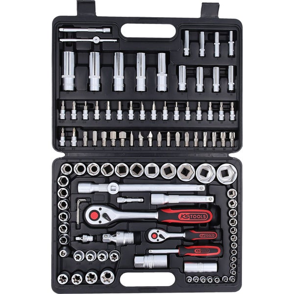 KS TOOLS 1/4+1/2 Steckschlüssel-Satz 108tlg. - 911.0708