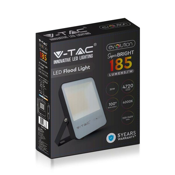 Verpackung eines V-TAC LED-Flutlichtstrahlers