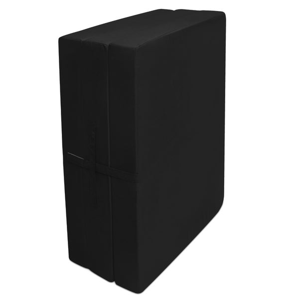 Beautissu Campix Klappmatratze 195x80x10cm Schwarz