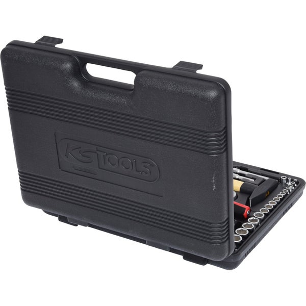 Offener Werkzeugkoffer mit diversen Werkzeugen von KS Tools