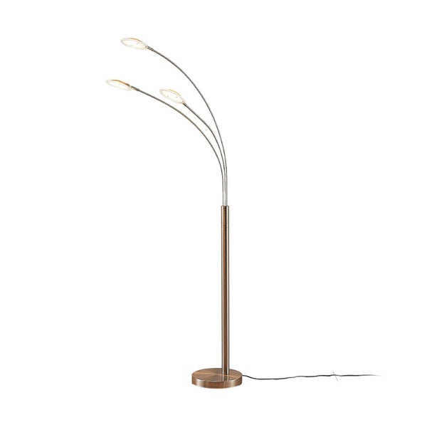 Lindby LED Stehlampe Anea (Modern) in Alu aus Metall (31 flammig, ) - Stehleuchte Floor Lamp Standleuchte Wohnzimmerlampe Wohnzimmerleuchte