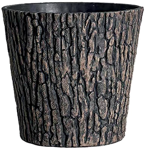 PROREGAL Blumentopf GDA Holz-effekt 839, 37,5x30cm, Baumstamm