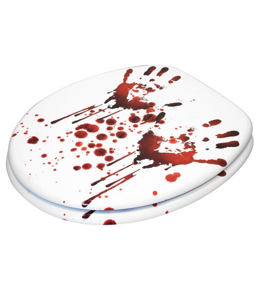WC-Sitz Blood Hands