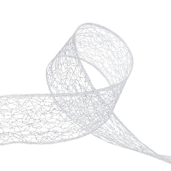 Dekoratives Schleifenband mit netzartiger Struktur