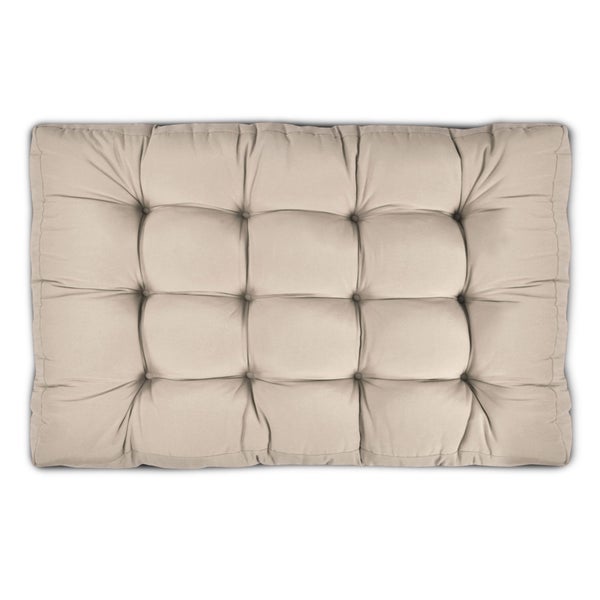 Beautissu ECO Style Palettenkissen Sitz 120x80x15cm Natur