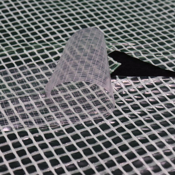 1x Reparaturklebeband I Gewächshausfolie Gitterfolie UV beständig 8cm x 15m