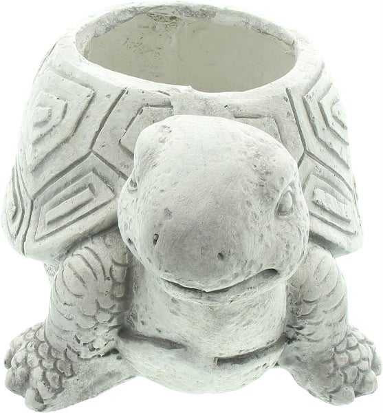 Dekoleidenschaft Pflanzer Schildkröte, Pflanzgefäß, Pflanztopf, Blumentopf, Übertopf, Gartendeko für Draußen