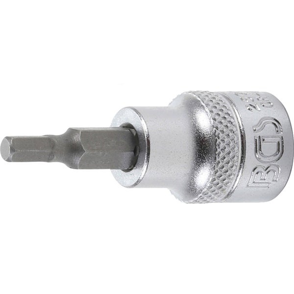 BGS Bit-Einsatz Antrieb Innenvierkant 10 mm (3/8) Innensechskant 4 mm - 2577