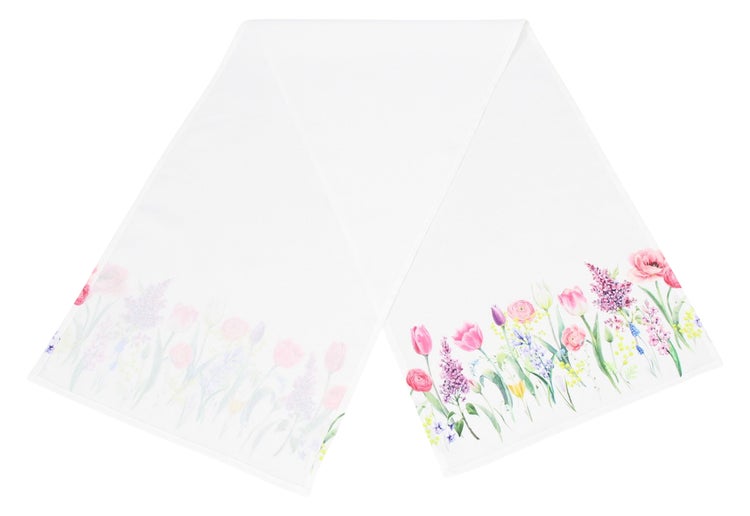 FRANK FLECHTWAREN|Tischläufer Blumenzauber, 40 x 140 cm, POLYESTER