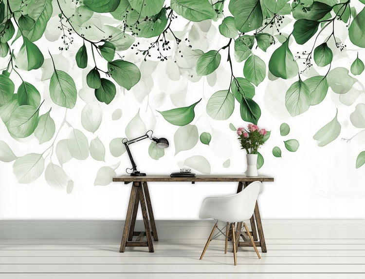 Fototapete Blätter Natur Wohnzimmer Vlies Tapete 350x250 cm