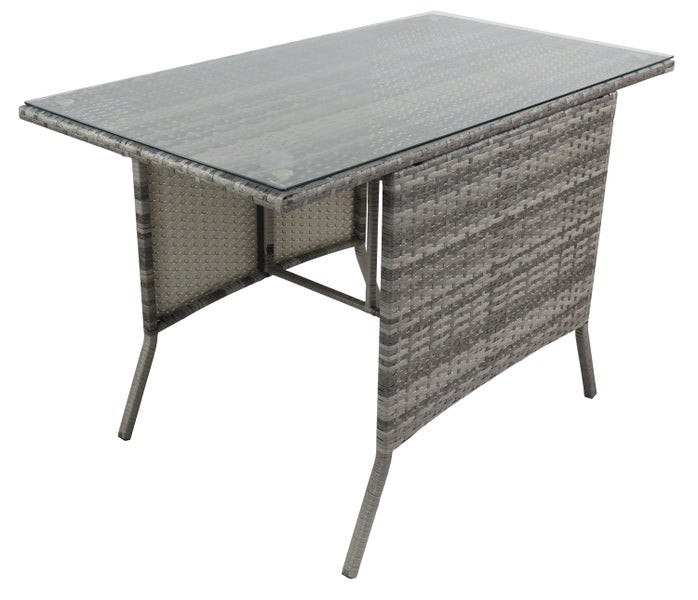Rattan Gartentisch Balkontisch Raloso 114x64