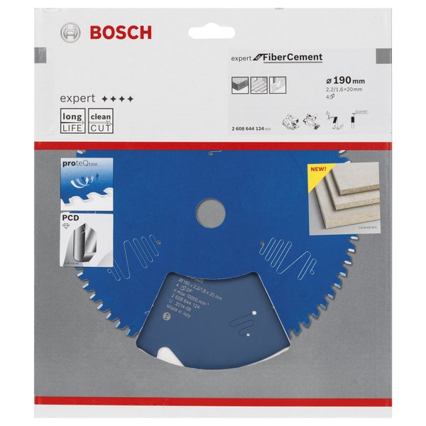 Bosch Kreissägeblatt Expert for Fibre Cement für Handkreissägen 190 x 20 x 2,2 mm 4 - 2608644124