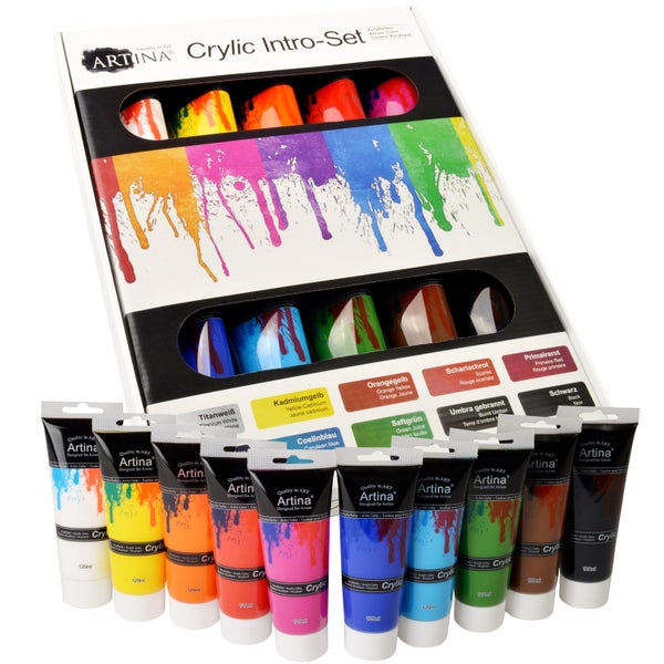 Artina Crylic Acrylfarbe 120ml (10tlg)