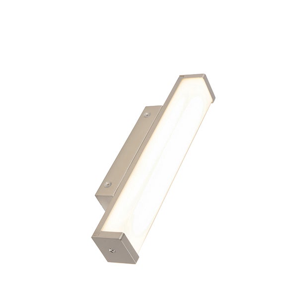 Rechteckige LED Wandleuchte aus Metall