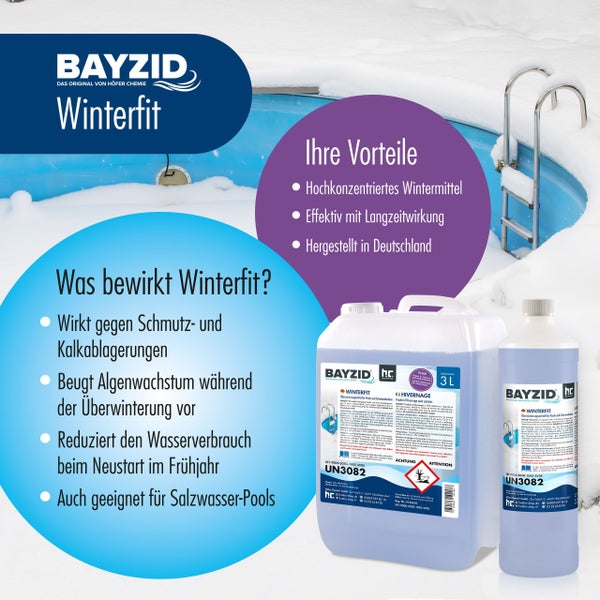 Bayzid Winterfit Überwinterungsmittel für Pools und Schwimmbecken