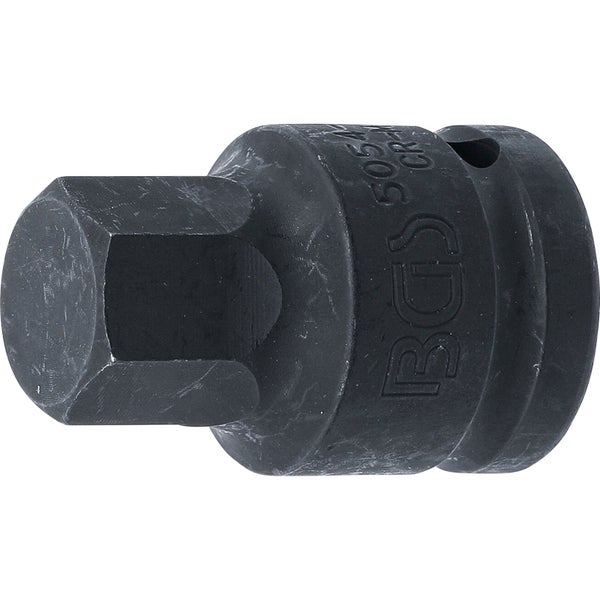 BGS Kraft-Bit-Einsatz Antrieb Innenvierkant 20 mm (3/4) Innensechskant 22 mm - 5054-22