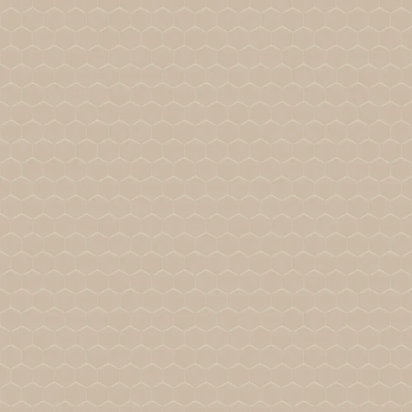 Sechseckige Mosaikfliesen in Beige