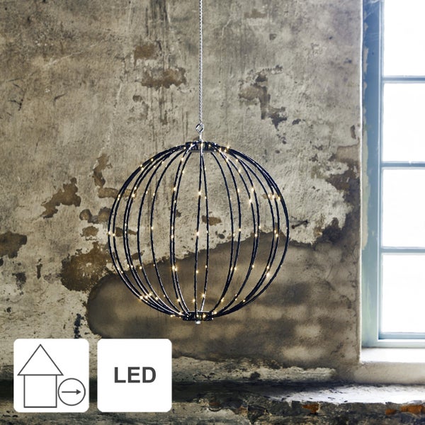 Dekorative LED-Hängeleuchte in Kugelform