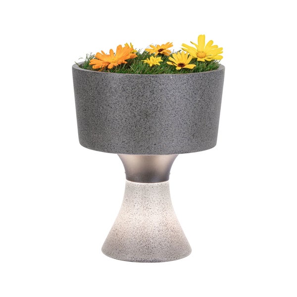 LED Lichtobjekt Concrea IP65 210mm 3000K 5,5W 350lm 230V Schwarzer Sandstein