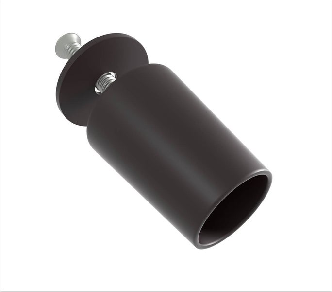 Möbelfuß aus Kunststoff mit Schraube