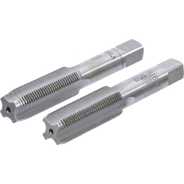 BGS Gewindebohrer Vor- und Fertigschneider M18 x 1,5 2tlg. - 1900-M18X1.5-B