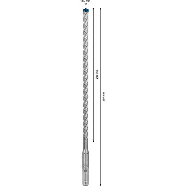 Bosch 30x Expert SDS plus-7X Hammerbohrer 8 x 200 x 265 mm - 2608900185