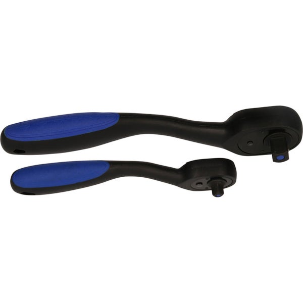 BRILLIANT TOOLS Umschaltknarren-Satz 2tlg. 1/4 1/2 - BT023002