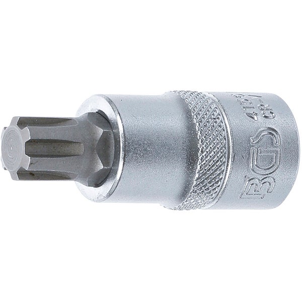BGS Bit-Einsatz Antrieb Innenvierkant 12,5 mm (1/2) Keil-Profil (für RIBE) M12 - 4156