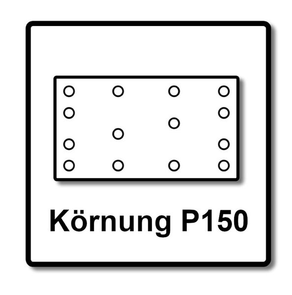 Festool STF 80x133 RU2/50 Schleifstreifen Rubin 2 P150 80 x 133 mm 100 Stk. ( 2x 499051 ) für Rutscher RTS 400, RTSC 400, RS 400, RS 4, LS 130