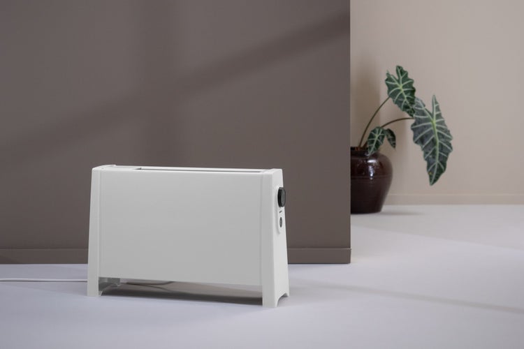 Konvektor Quality Heating Adax Vilje 2000 W 51,2x34x15 cm Metall Schwarz inkl. WiFi-Steuerung, digitaler Thermostat, Display, Umkippschutz, Alexa/Google Home, 5 Jahre Garantie
