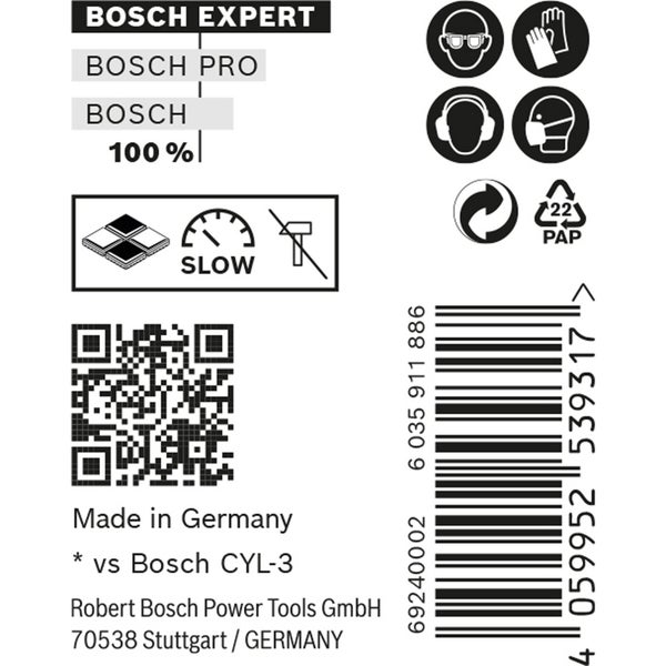 Bosch 10x Expert CYL-9 MultiConstruction Bohrer 5 x 50 x 85 mm - 2608900638