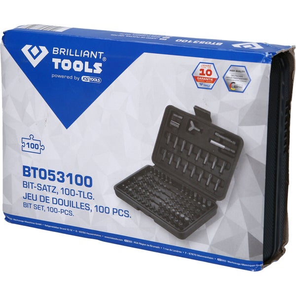 Brilliant Tools Bit Set, 100-teilig, im Koffer